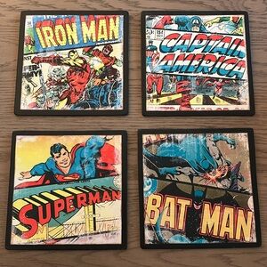 Retro Superhero Wall Art